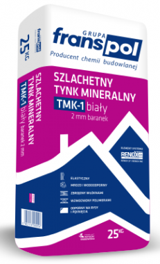 Tynk Mineralny  kornik biały 2 mm