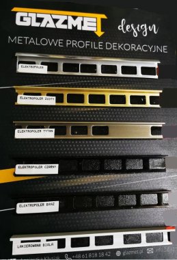 Metalowe profile dekoracyjne